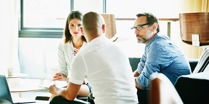 Advisor with a couple
