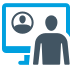 Virtual meeting icon