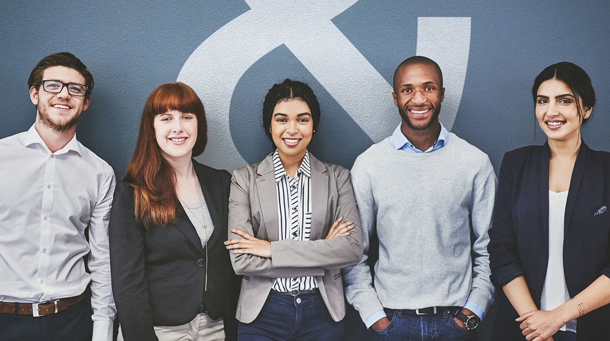 Group of young advisors